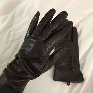 Real leather gloves